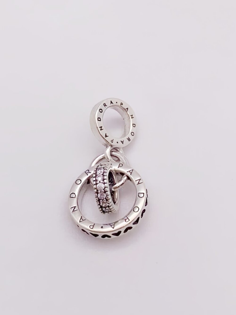 Pandora Logo Circles Dangle Charm